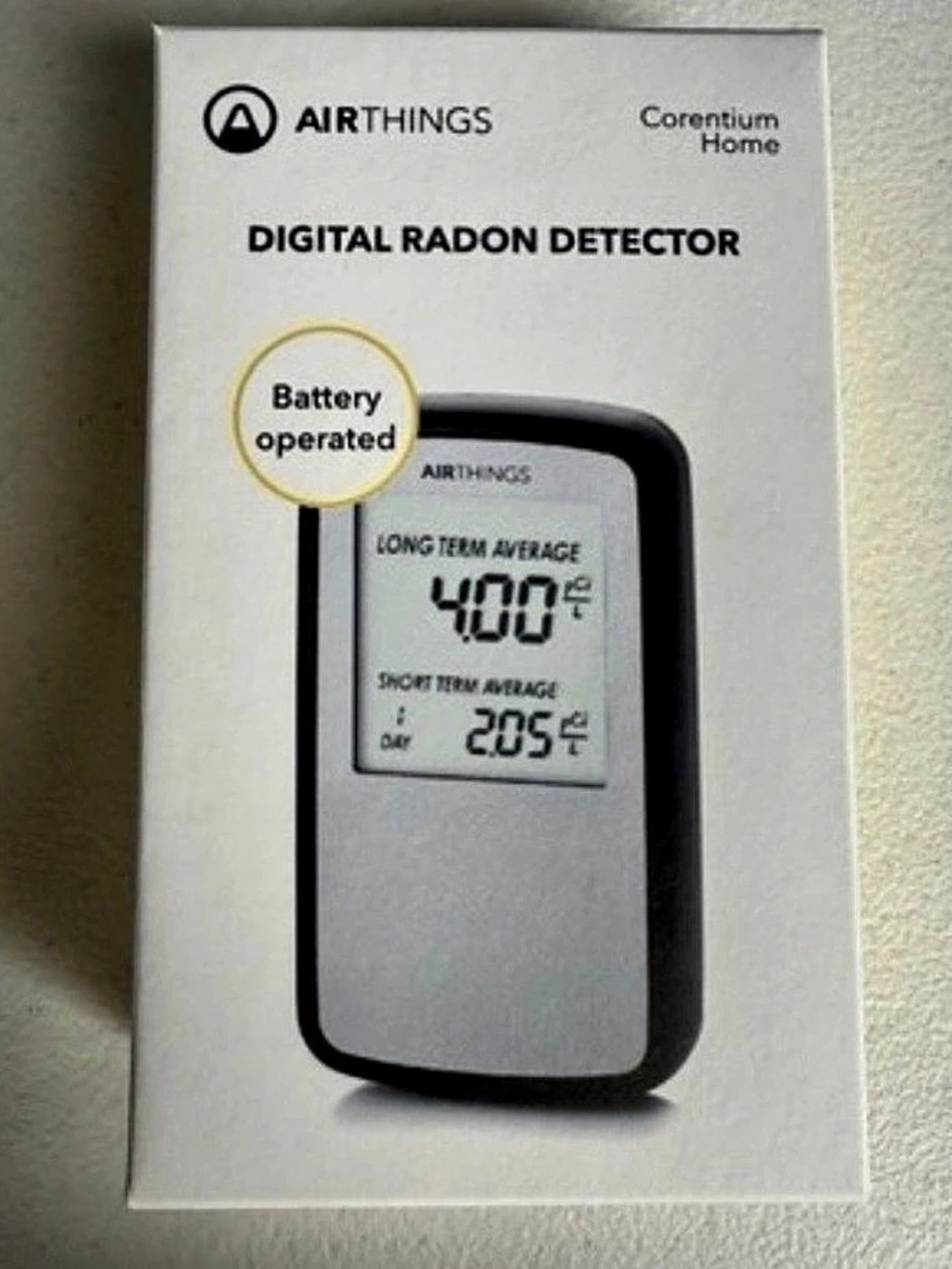 Airthings Digital Radon Detector